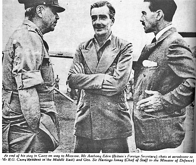 Anthony_Eded -1943 in Cairo. Charming photo